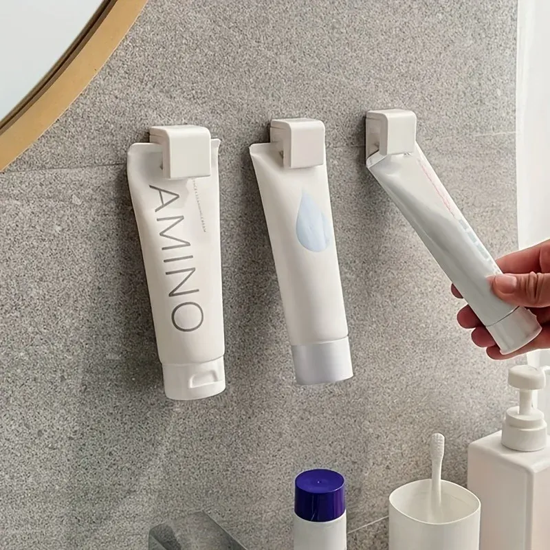 Porte-brosses à dents mural sans perçage, lot de 3, 5 ou 10 pièces, avec support pour dentifrice et organisateur de salle de bains