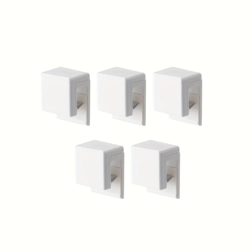 Porte-brosses à dents mural sans perçage, lot de 3, 5 ou 10 pièces, avec support pour dentifrice et organisateur de salle de bains 8