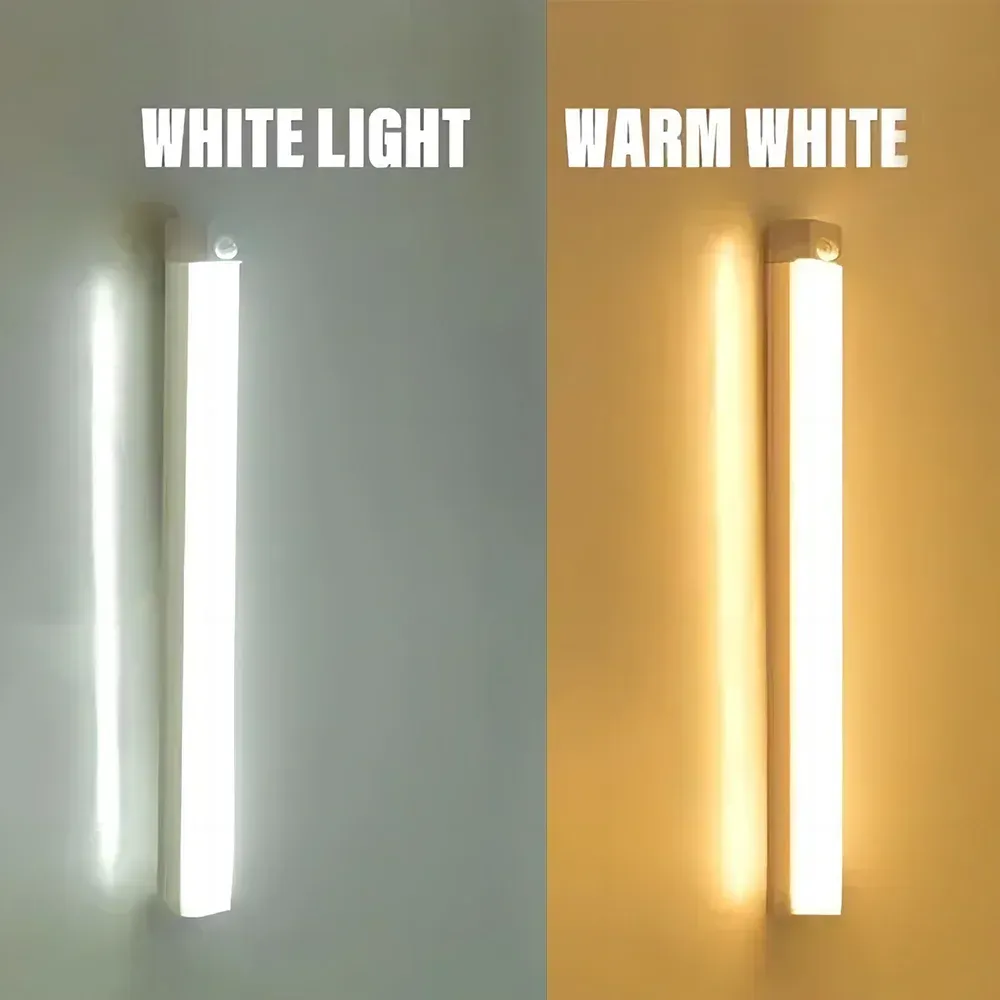 Veilleuse LED sans fil à détecteur de mouvement, rechargeable via USB-C, pour armoire, escalier et cuisine 5
