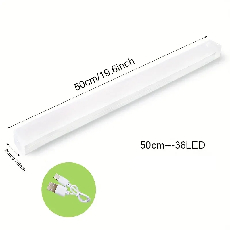 Veilleuse LED sans fil à détecteur de mouvement, rechargeable via USB-C, pour armoire, escalier et cuisine 9