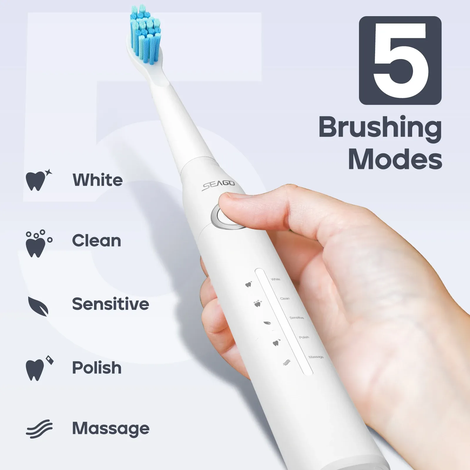 Têtes de brosse à dents interchangeables Seago