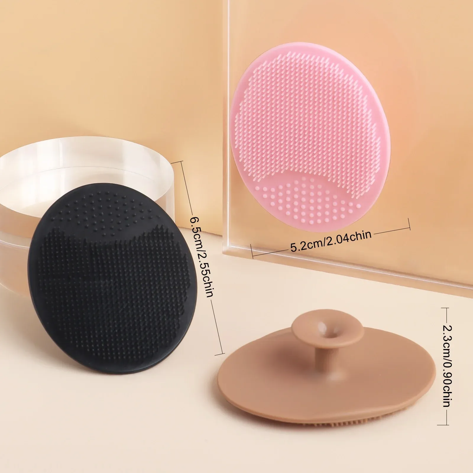 Brosse visage en silicone, finitions soignées