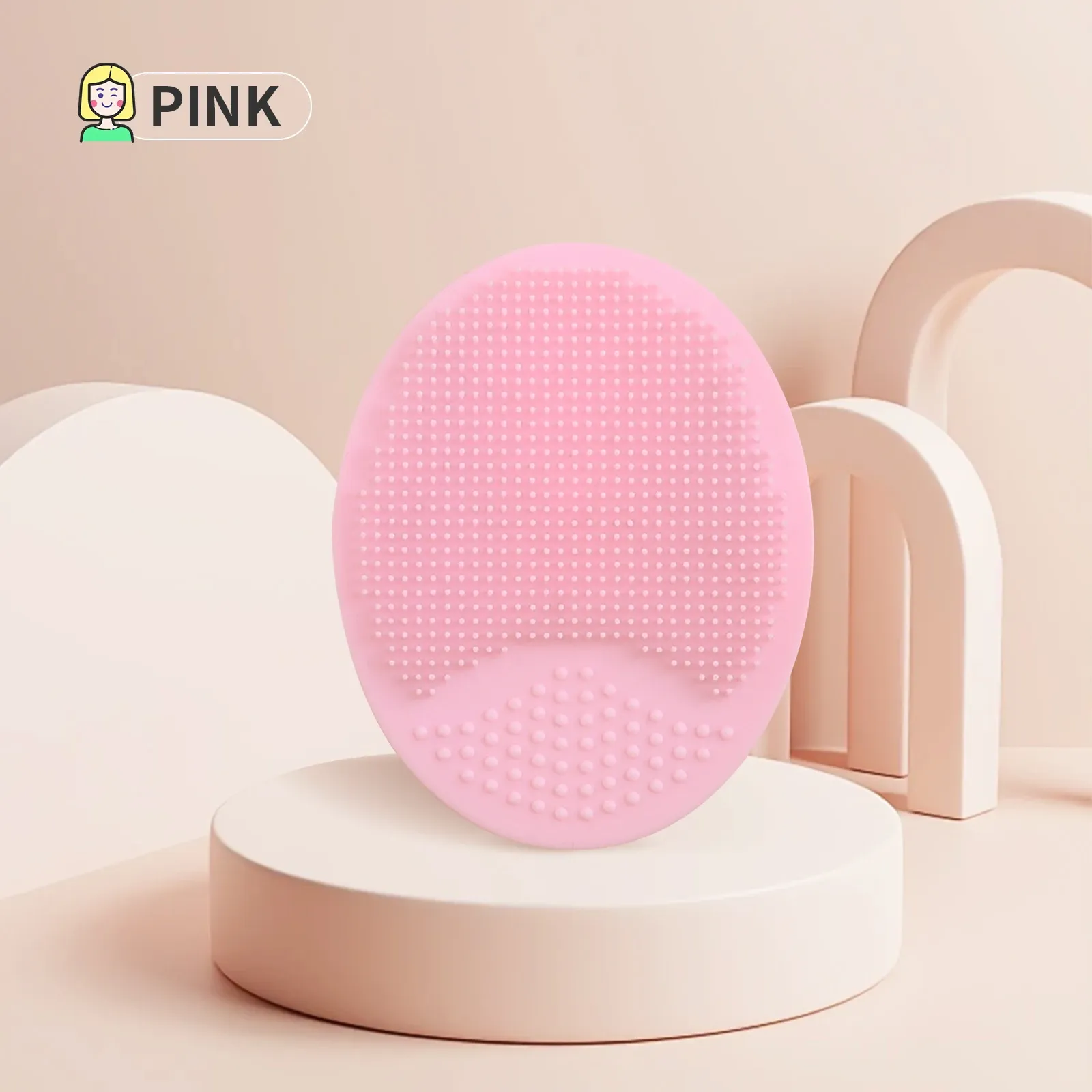 Brosse de nettoyage en silicone pour le visage, mini ventouse, 1 pièce 8