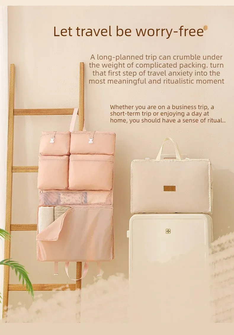 Sac de rangement suspendu, utilisation