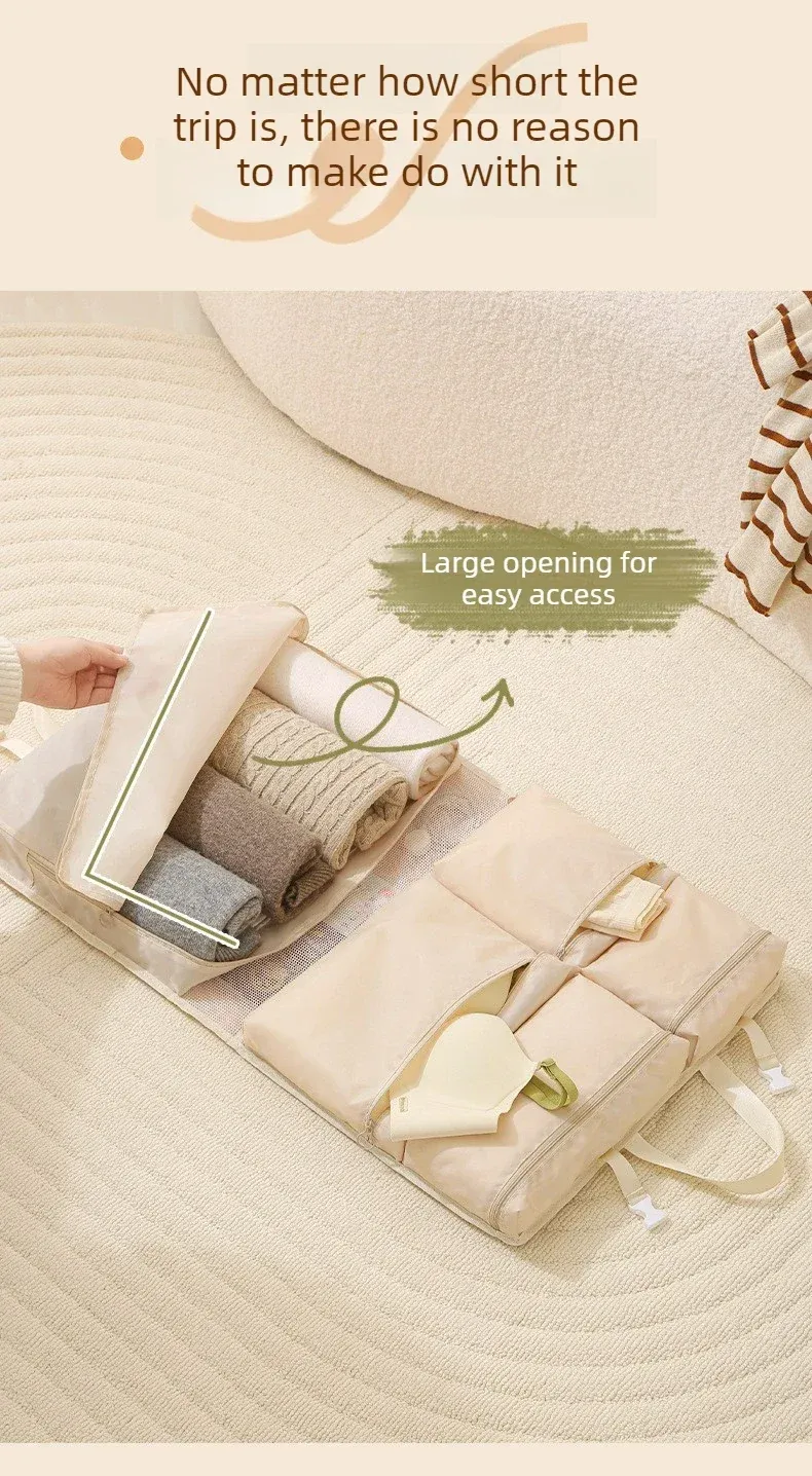 Sac de rangement suspendu, gros plan
