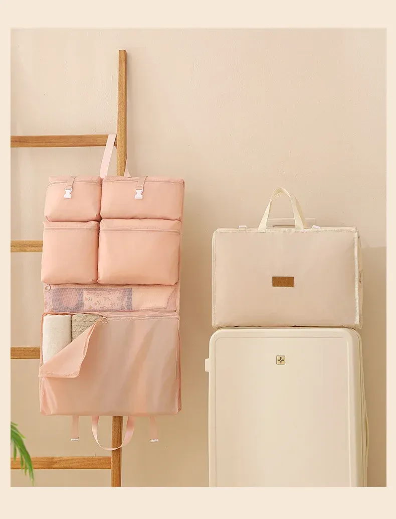 Sac de rangement suspendu, organisation de valise