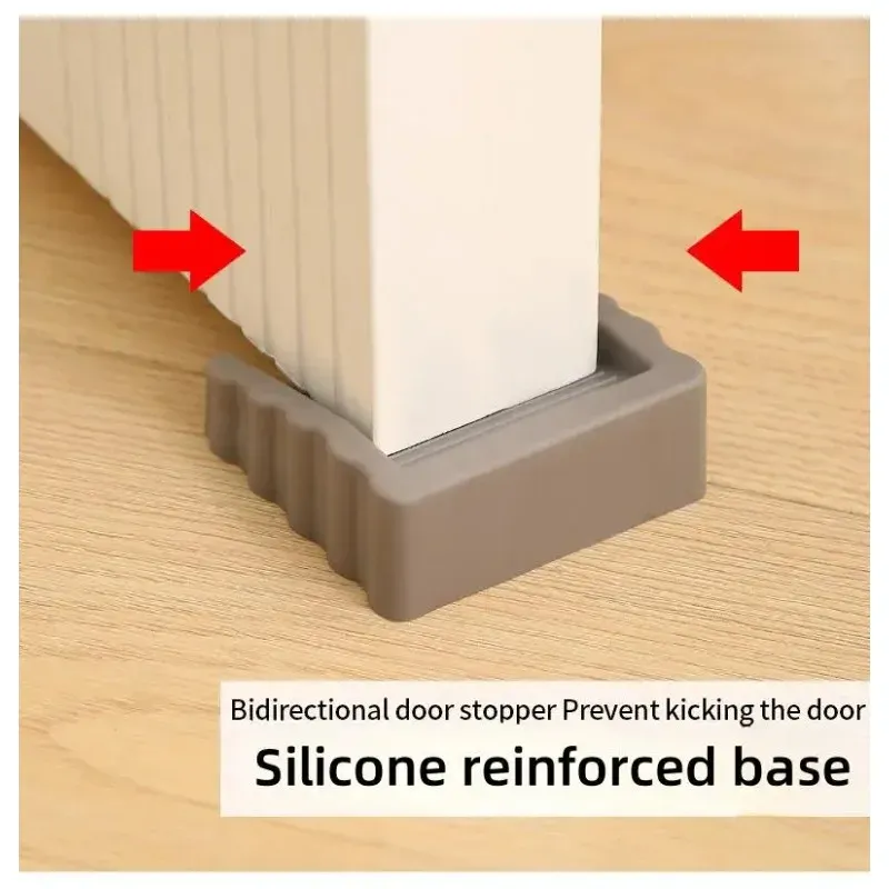 Butoir de porte de sécurité anti-pincement et coupe-vent pour usage domestique 2