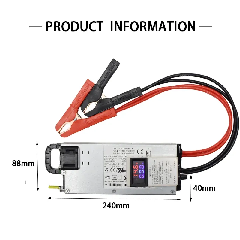 Connectique et détails du chargeur