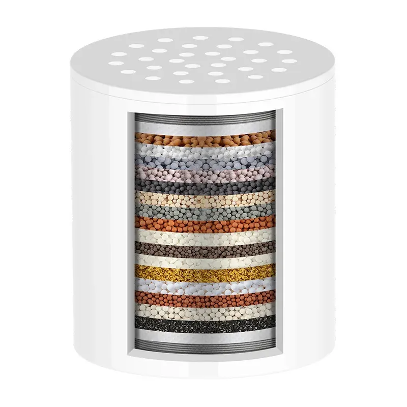 Détail du filtre de douche