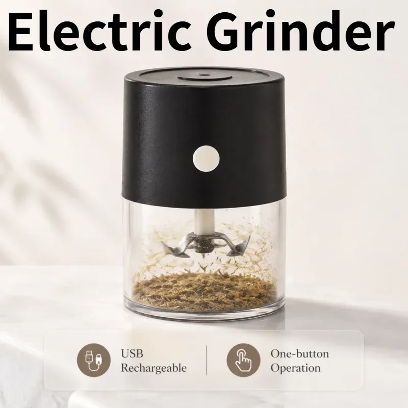 Broyeur électrique à herbes rechargeable