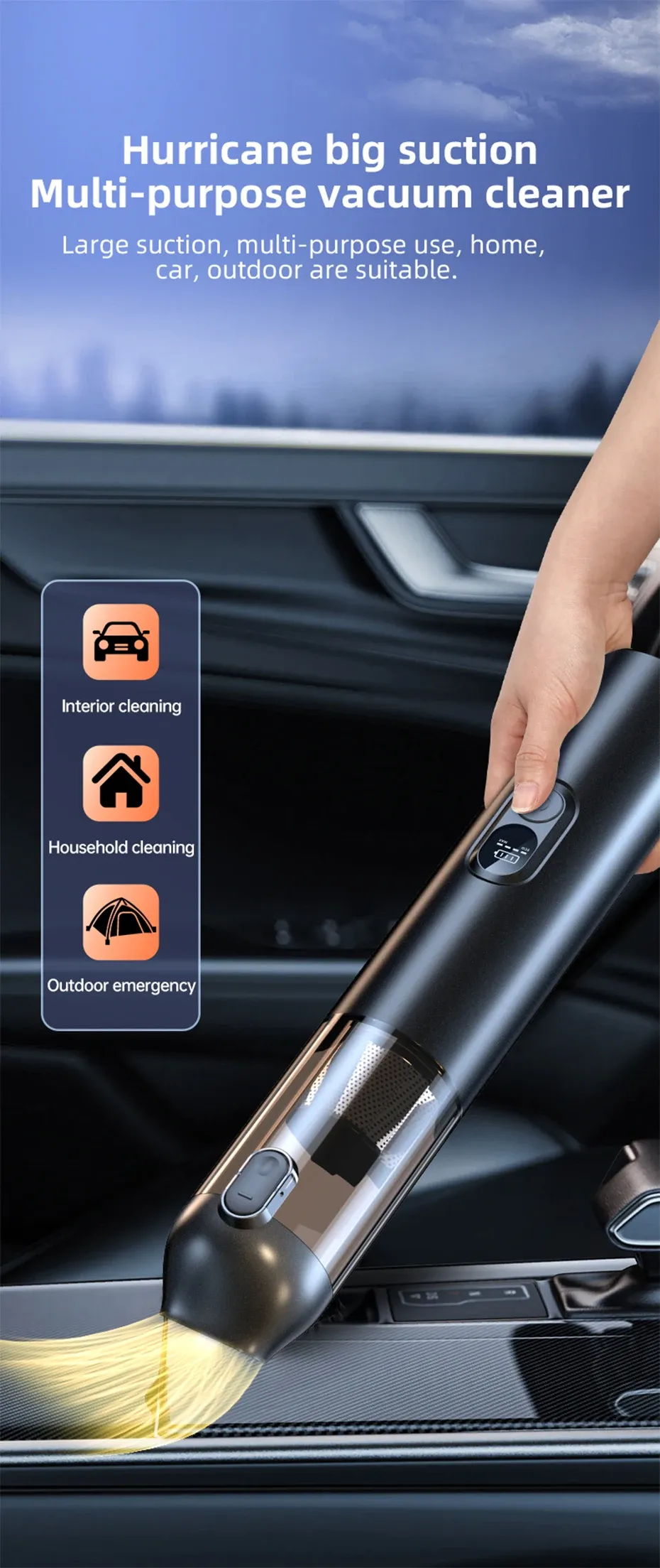 Nettoyage d'un habitacle de voiture