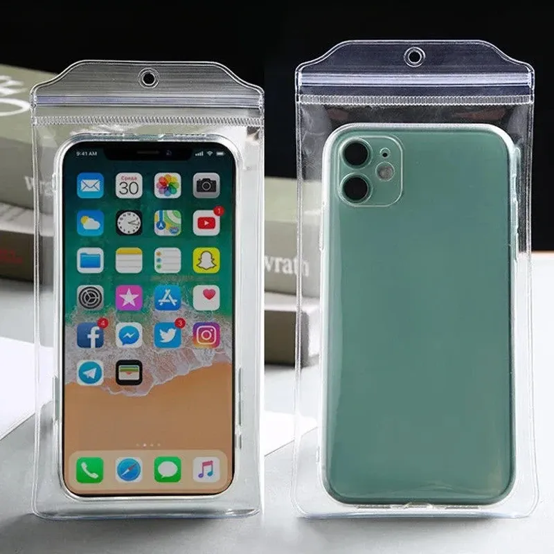 Étui de téléphone universel étanche et transparent, housse de protection anti-pluie pour iPhone 15, 16, 17, Samsung, Xiaomi 2