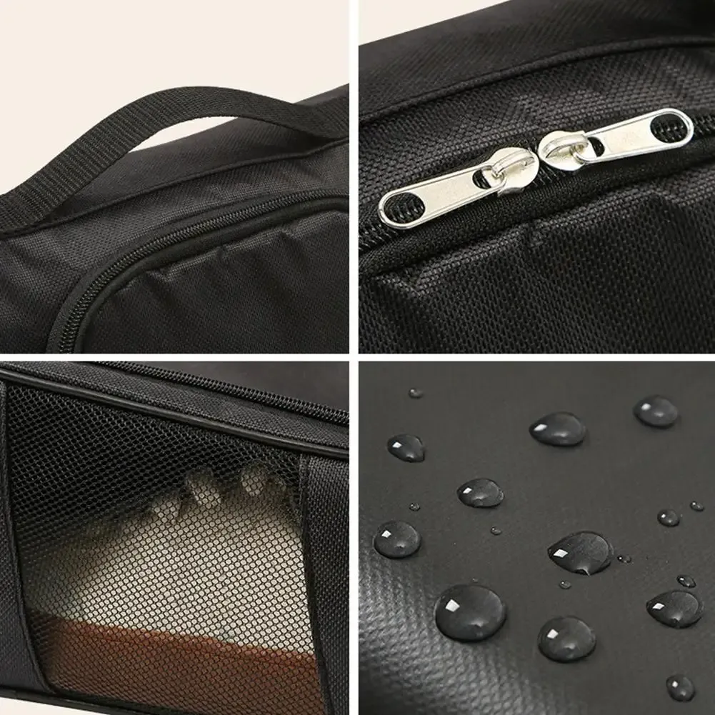 Sac à chaussures de golf portable en tissu Oxford, léger et anti-poussière, pour chaussures de football et de tennis 6