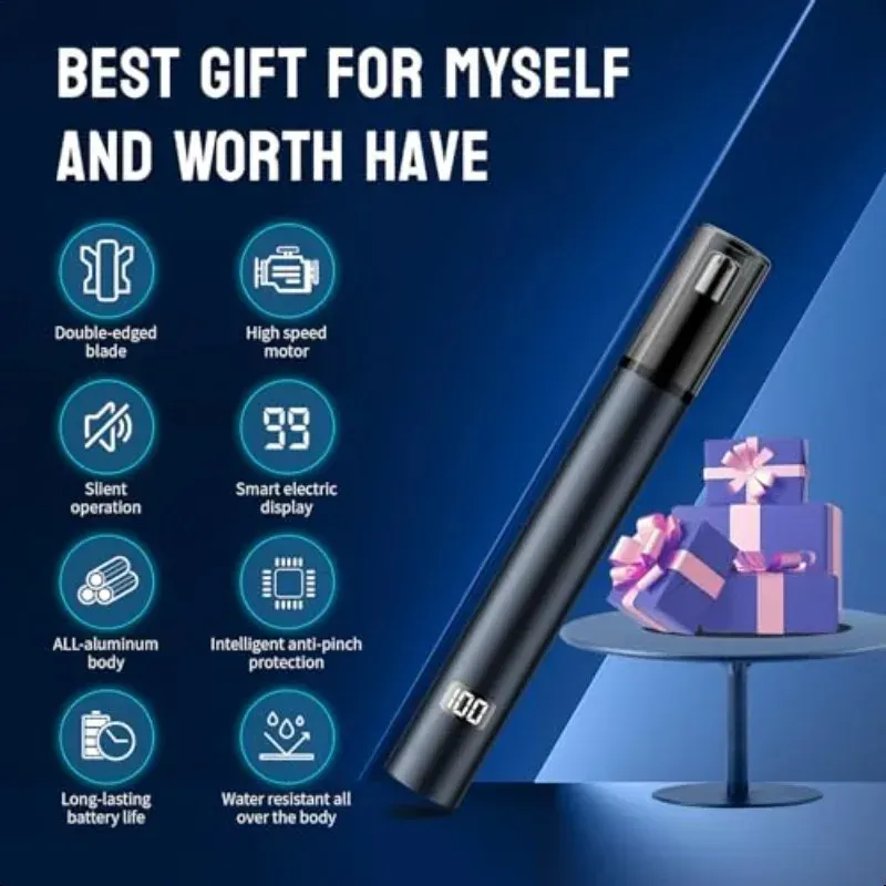 Tondeuse électrique rechargeable pour poils de nez 2