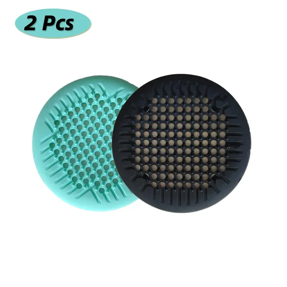 Attrape-cheveux de douche en silicone avec ventouse, couvercle de vidange pour baignoire et évier (lot de 1, 2 ou 4) 16