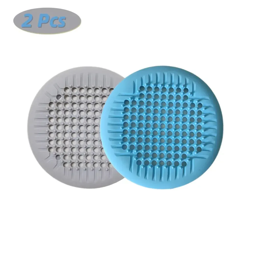 Attrape-cheveux de douche en silicone avec ventouse, couvercle de vidange pour baignoire et évier (lot de 1, 2 ou 4) 12