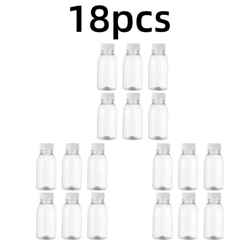 6 petites bouteilles en plastique de 100 ml, étanches et portables, pour lait et jus 9