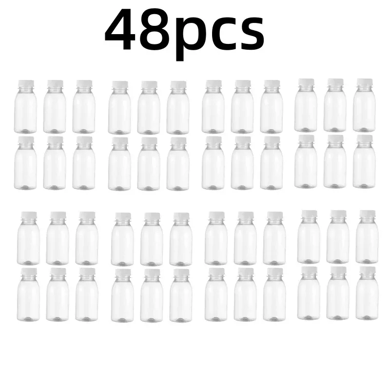 6 petites bouteilles en plastique de 100 ml, étanches et portables, pour lait et jus 11
