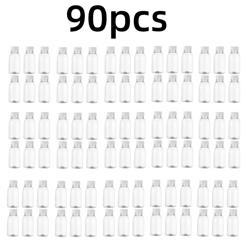6 petites bouteilles en plastique de 100 ml, étanches et portables, pour lait et jus 13