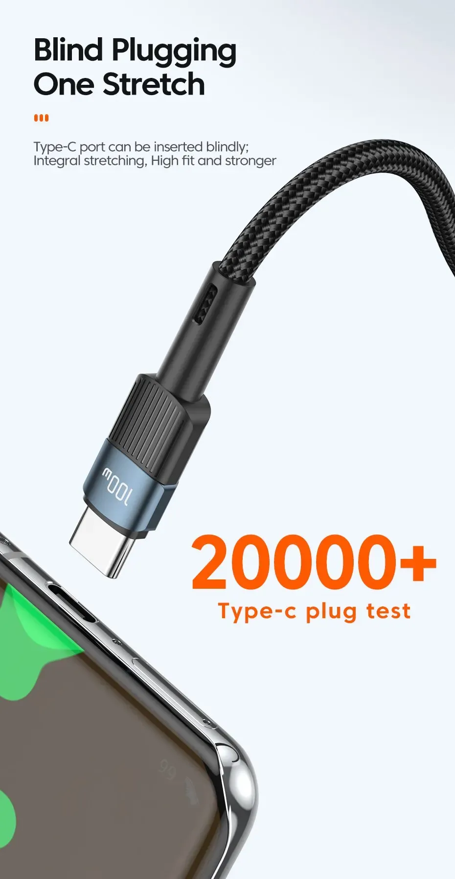 Câble USB-C Essager, usage au quotidien