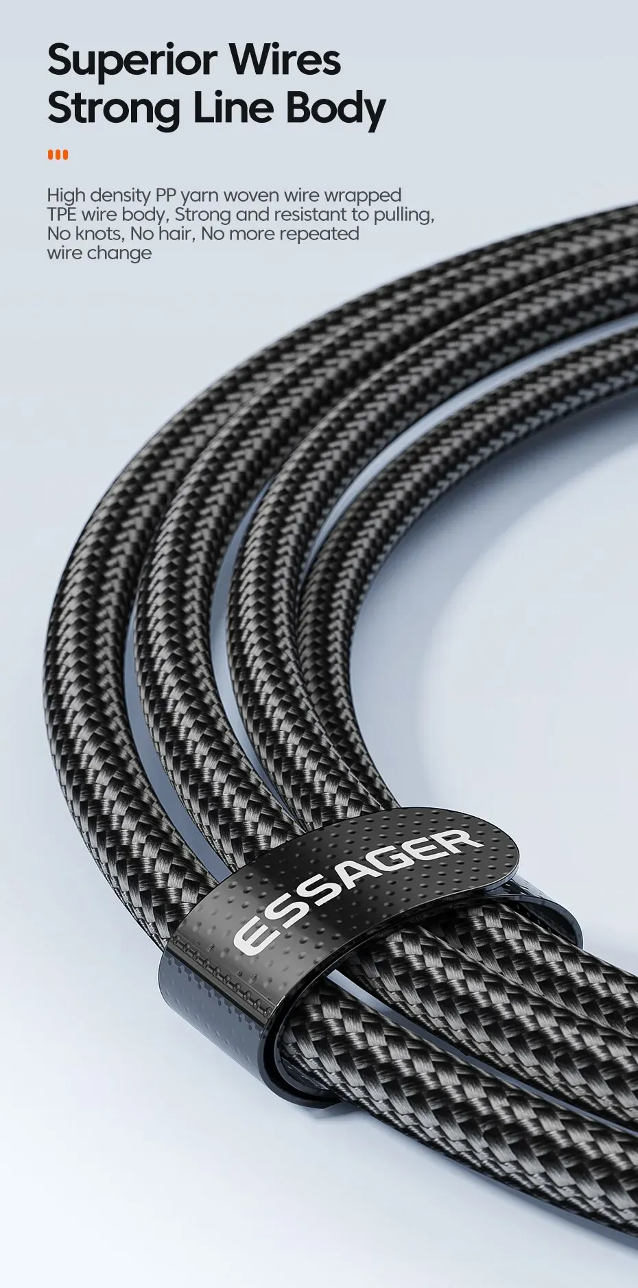 Câble USB-C Essager, compatibilité des appareils