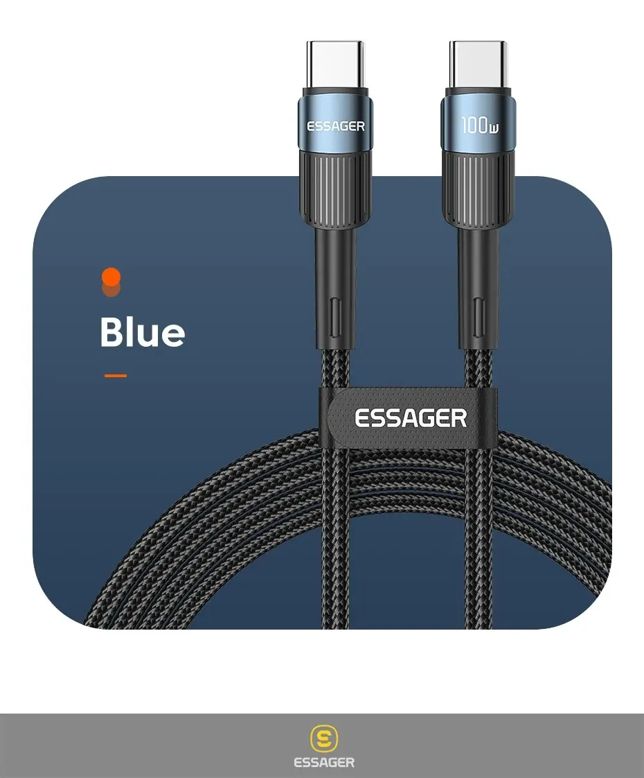 Câble USB-C Essager, vue de conclusion