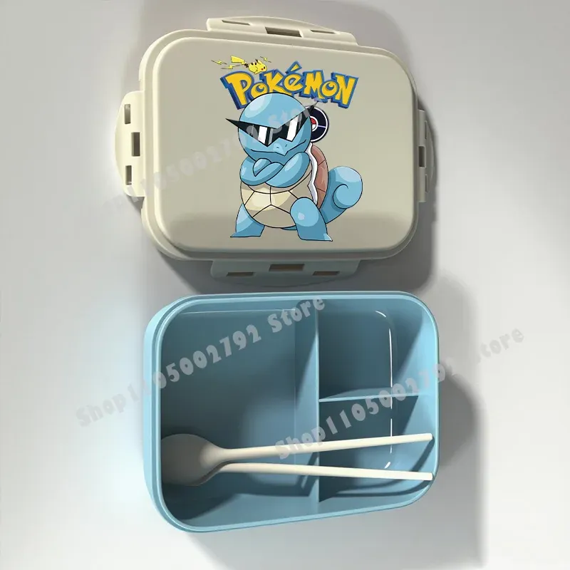 Boîte à lunch Bento Pokémon, motif Pikachu, récipient alimentaire imprimé, boîte de conservation alimentaire pour enfants, cadeau pour enfants 8