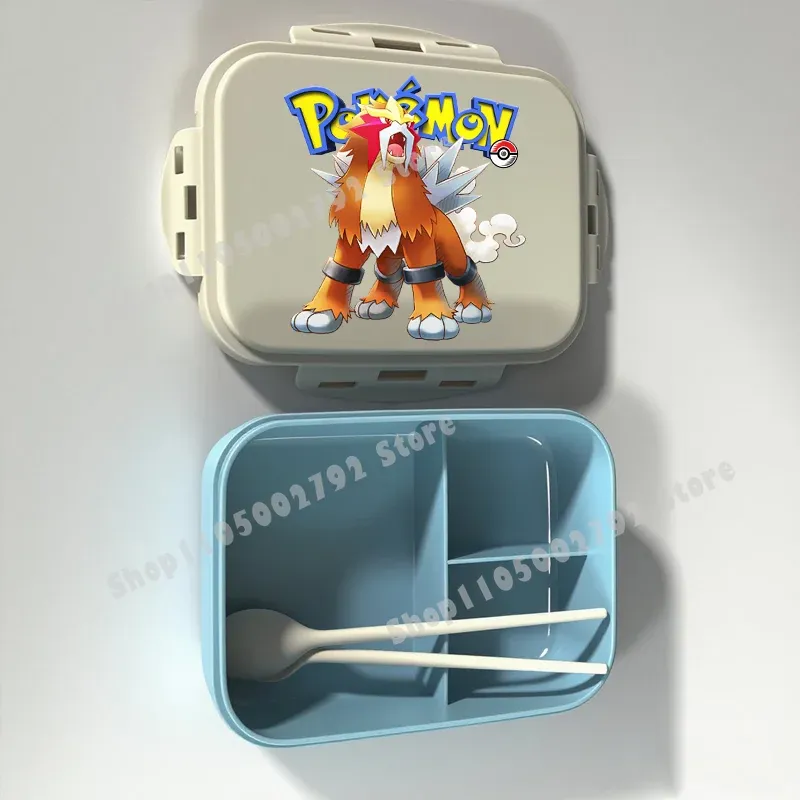 Boîte à lunch Bento Pokémon, motif Pikachu, récipient alimentaire imprimé, boîte de conservation alimentaire pour enfants, cadeau pour enfants 10