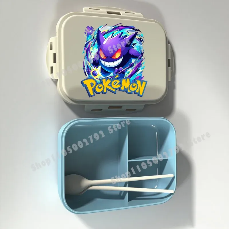 Boîte à lunch Bento Pokémon, motif Pikachu, récipient alimentaire imprimé, boîte de conservation alimentaire pour enfants, cadeau pour enfants 13
