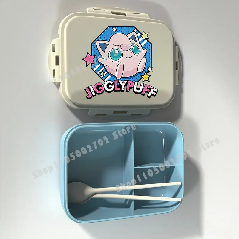 Boîte à lunch Bento Pokémon, motif Pikachu, récipient alimentaire imprimé, boîte de conservation alimentaire pour enfants, cadeau pour enfants 16