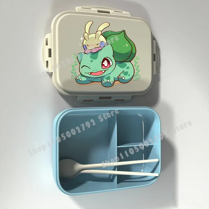 Boîte à lunch Bento Pokémon, motif Pikachu, récipient alimentaire imprimé, boîte de conservation alimentaire pour enfants, cadeau pour enfants 22