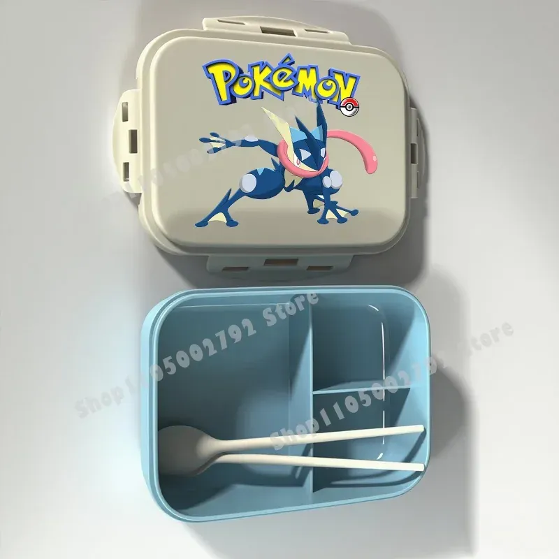 Boîte à lunch Bento Pokémon, motif Pikachu, récipient alimentaire imprimé, boîte de conservation alimentaire pour enfants, cadeau pour enfants 24