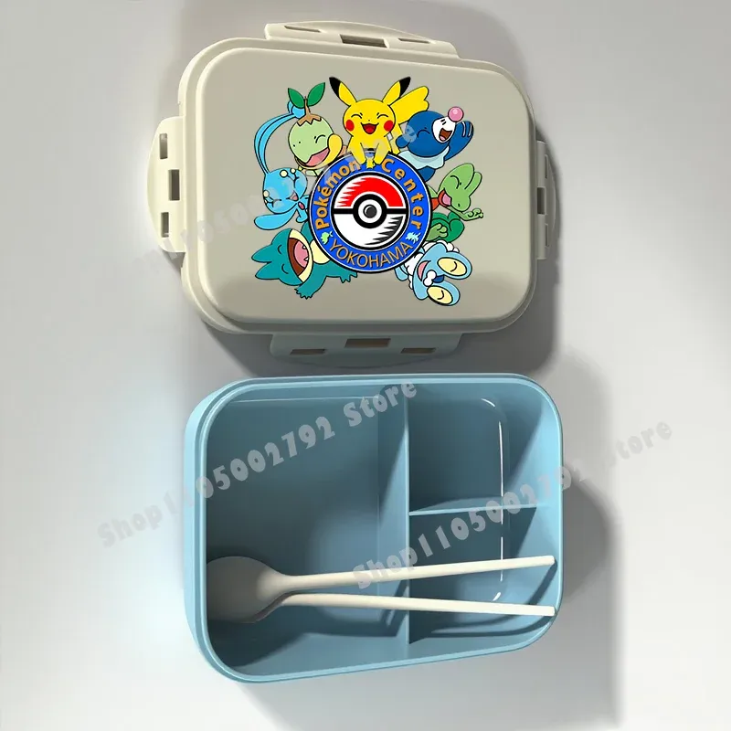 Boîte à lunch Bento Pokémon, motif Pikachu, récipient alimentaire imprimé, boîte de conservation alimentaire pour enfants, cadeau pour enfants 28