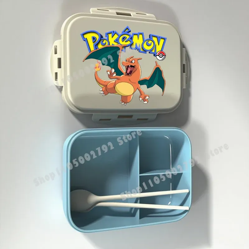 Boîte à lunch Bento Pokémon, motif Pikachu, récipient alimentaire imprimé, boîte de conservation alimentaire pour enfants, cadeau pour enfants 30