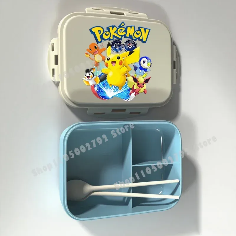 Boîte à lunch Bento Pokémon, motif Pikachu, récipient alimentaire imprimé, boîte de conservation alimentaire pour enfants, cadeau pour enfants 31