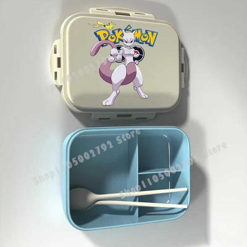 Boîte à lunch Bento Pokémon, motif Pikachu, récipient alimentaire imprimé, boîte de conservation alimentaire pour enfants, cadeau pour enfants 33
