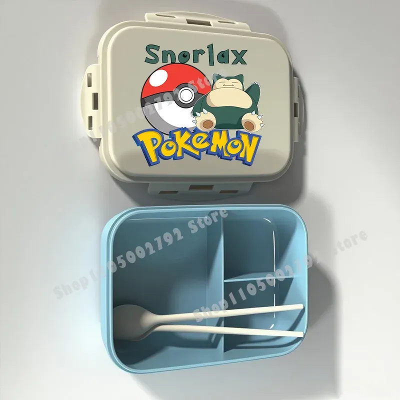 Boîte à lunch Bento Pokémon, motif Pikachu, récipient alimentaire imprimé, boîte de conservation alimentaire pour enfants, cadeau pour enfants 36