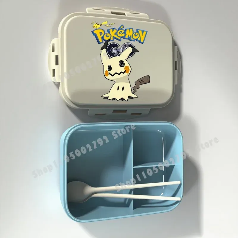 Boîte à lunch Bento Pokémon, motif Pikachu, récipient alimentaire imprimé, boîte de conservation alimentaire pour enfants, cadeau pour enfants 35
