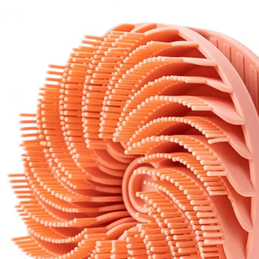 Brosse de douche en silicone pour massage du corps