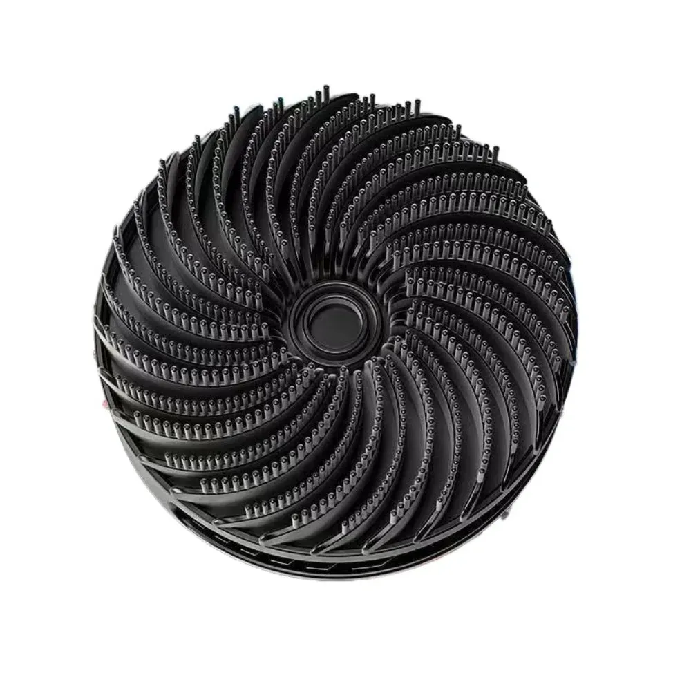 Brosse de douche en silicone double face à poils souples, multifonction : massage, nettoyage du corps et shampoing 10