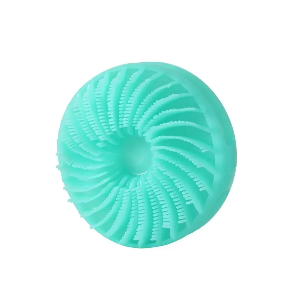 Brosse de douche en silicone double face à poils souples, multifonction : massage, nettoyage du corps et shampoing 8