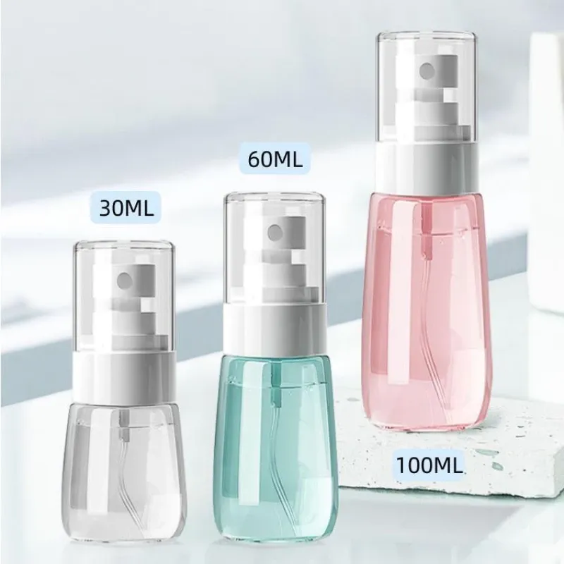 Flacons pulvérisateurs rechargeables 30 ml, 60 ml et 100 ml à brume fine, pour soins de la peau, maquillage et voyage 2