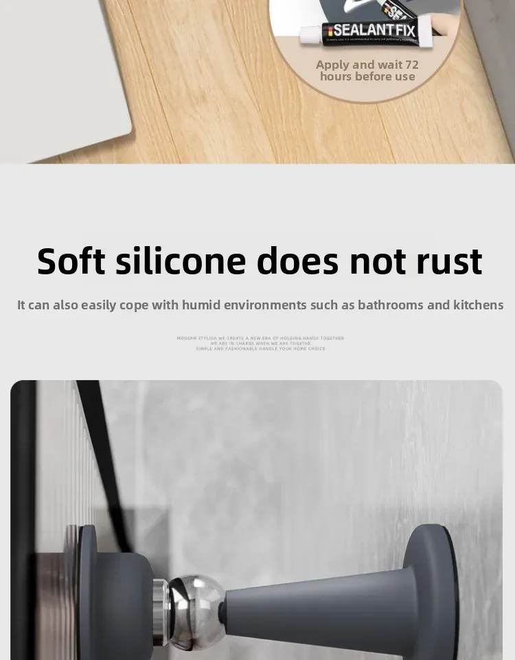 Butée de porte, usage quotidien