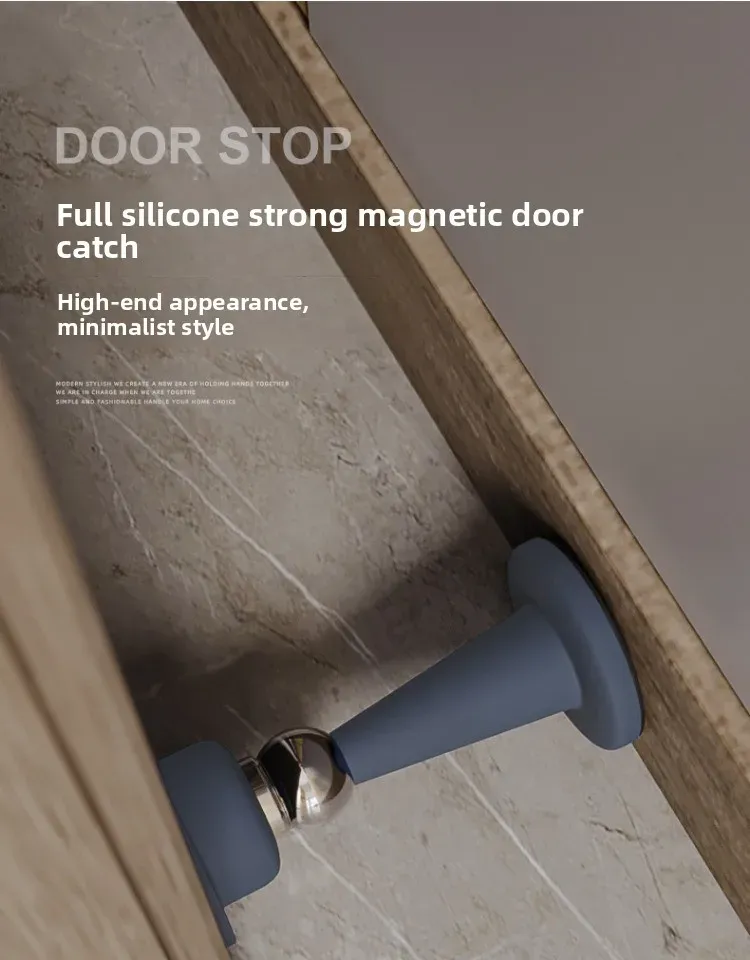 Vue détaillée de la butée de porte silencieuse