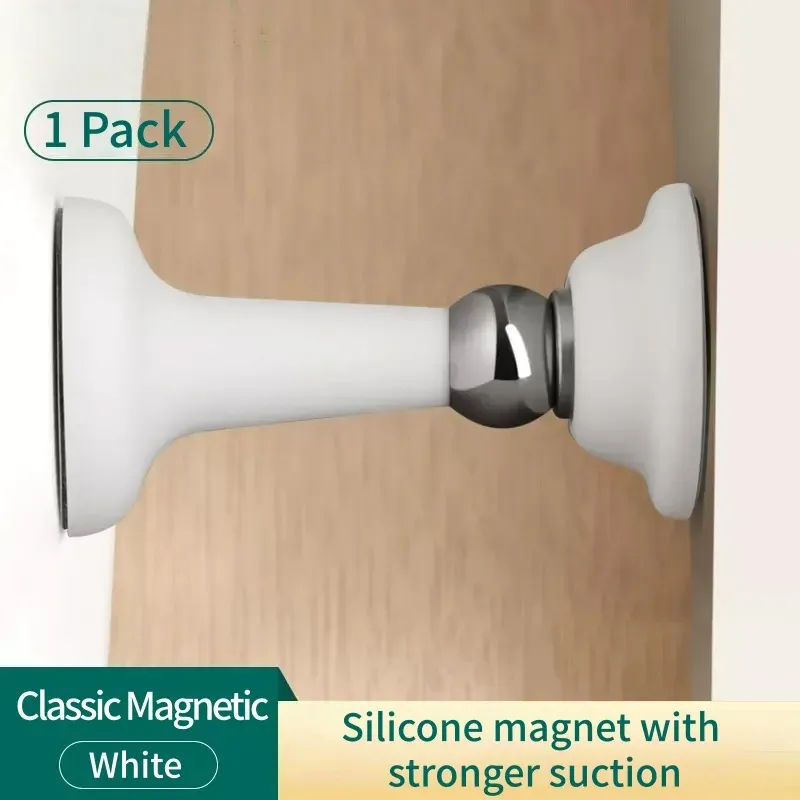 Butée de porte sans perçage pour chambre, protection murale fixe, anti-collision, butée de sol en silicone à forte adhérence pour la maison 8