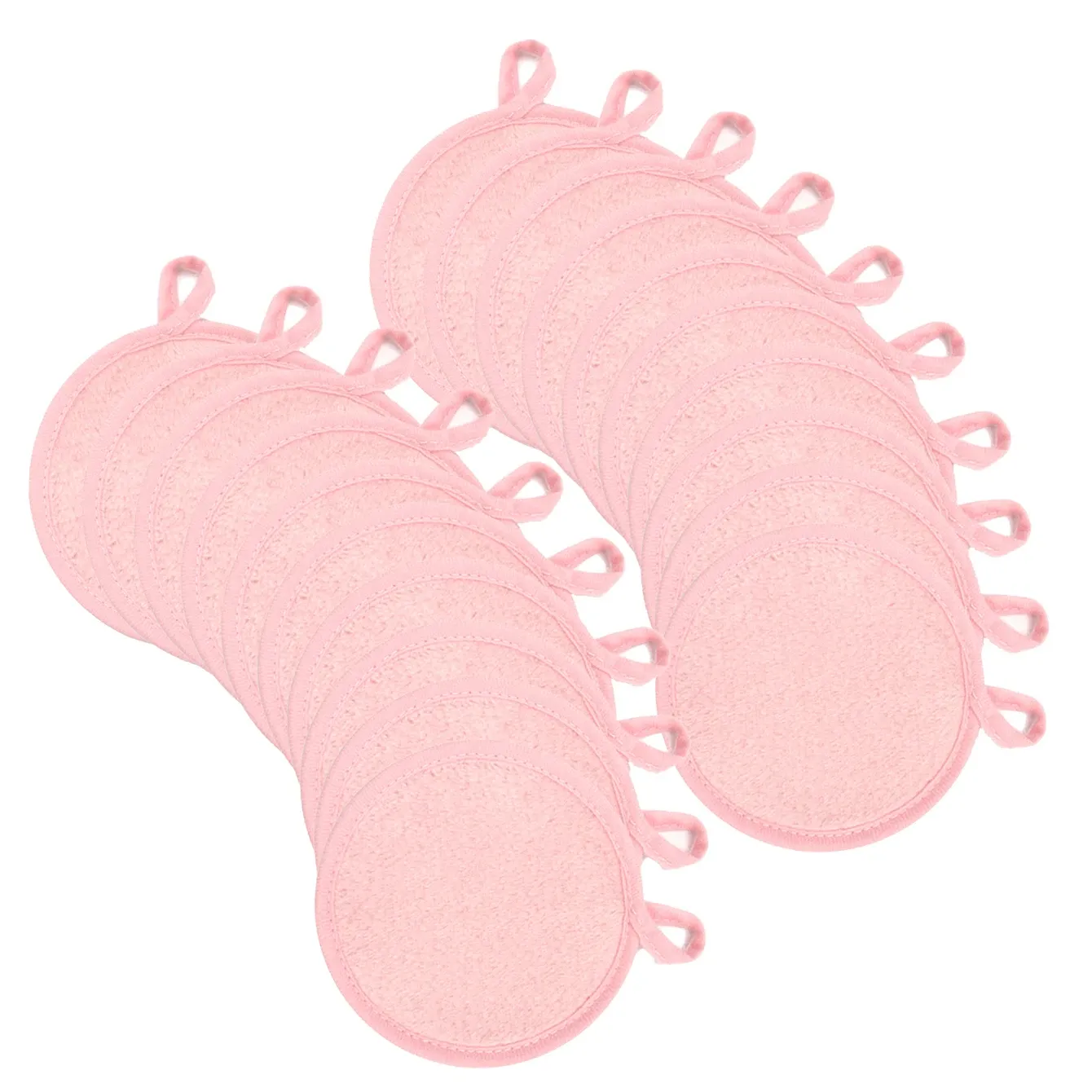 Lingettes démaquillantes en microfibre réutilisables, lot de 5, 10 ou 20 pièces 38