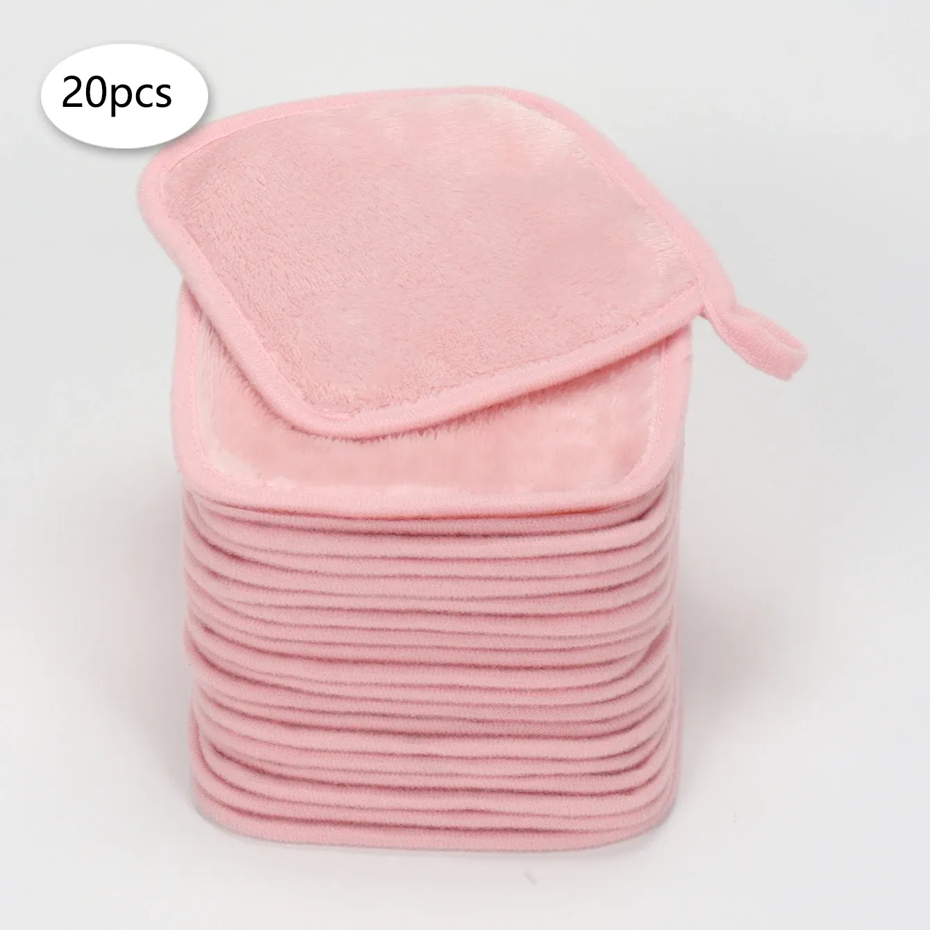 Lingettes démaquillantes en microfibre réutilisables, lot de 5, 10 ou 20 pièces 34