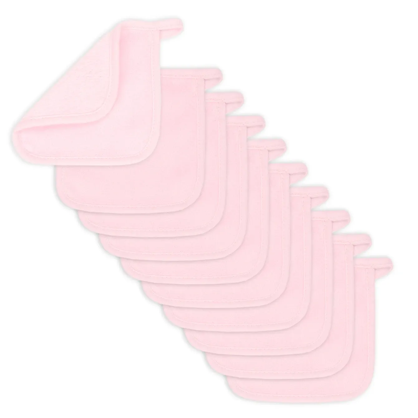 Lingettes démaquillantes en microfibre réutilisables, lot de 5, 10 ou 20 pièces 17