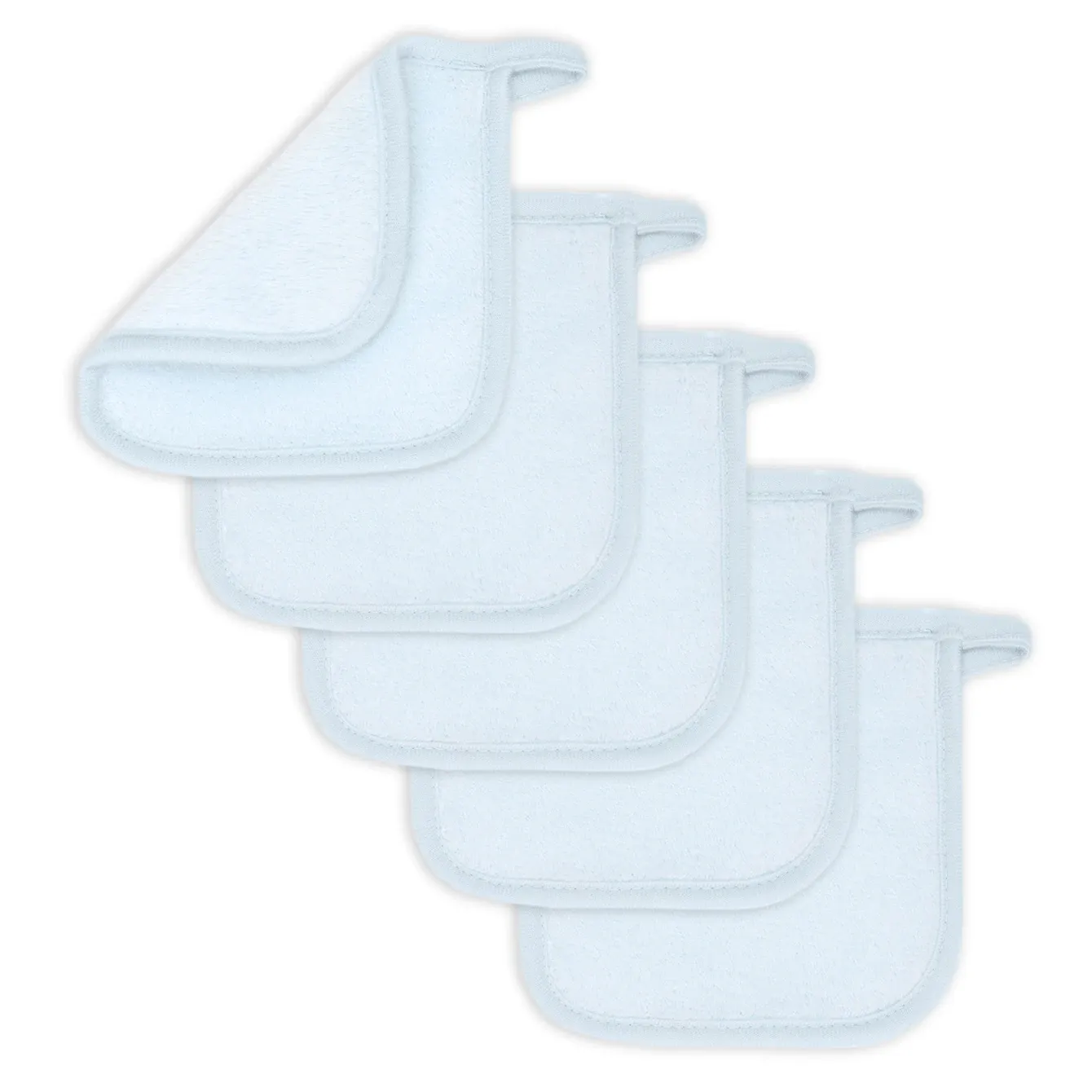 Lingettes démaquillantes en microfibre réutilisables, lot de 5, 10 ou 20 pièces 9