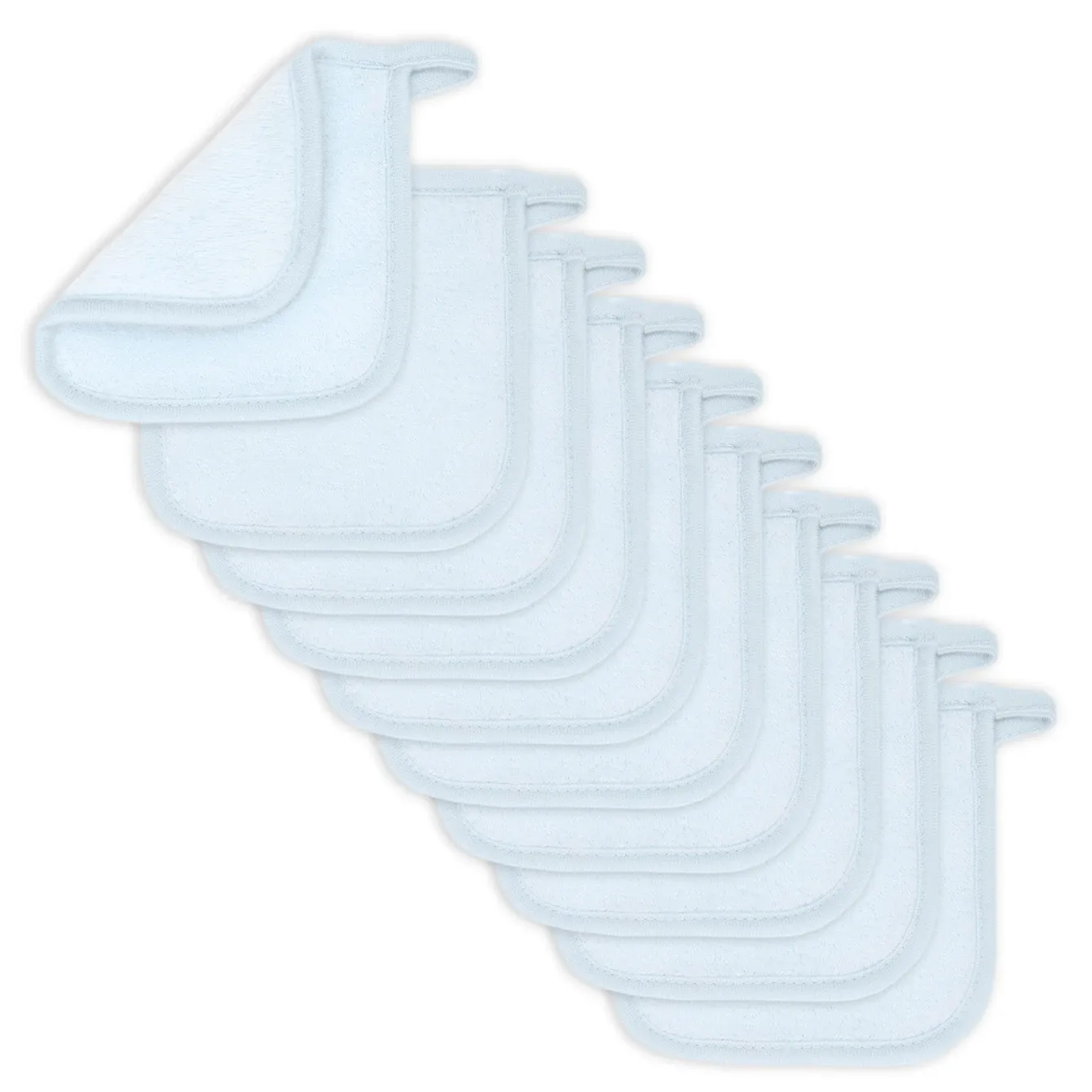 Lingettes démaquillantes en microfibre réutilisables, lot de 5, 10 ou 20 pièces 12